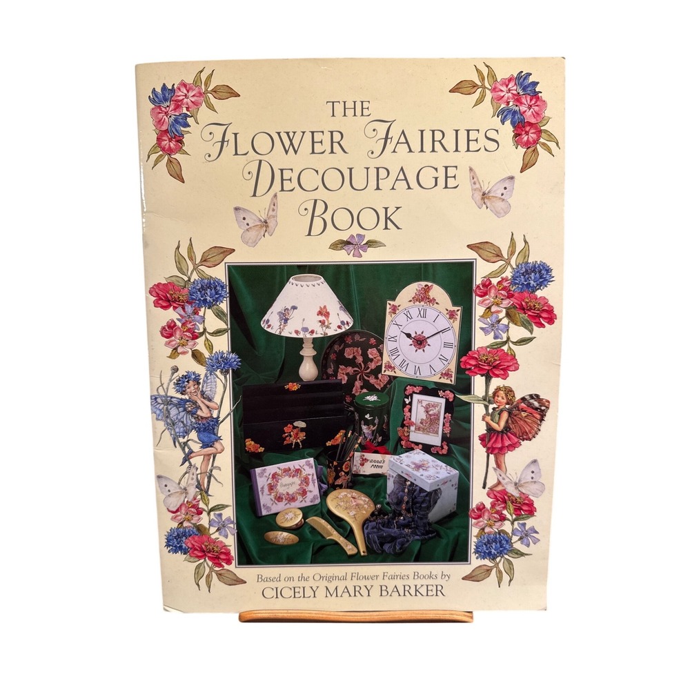 The Flower Fairies Decoupage Book Cicely Mary Barker 1997 Frederick Warne Craft